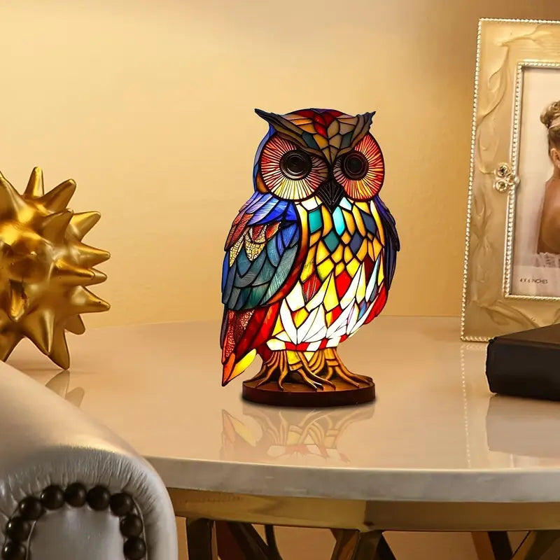 Owlora™ - Mosaic Owl Lamp