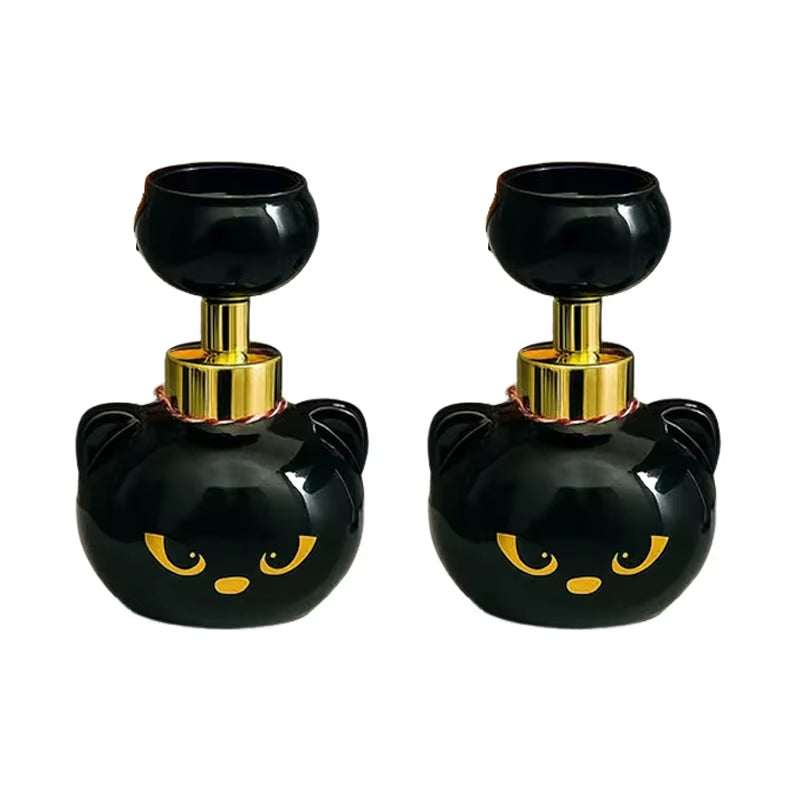 Kawai Cat Paw Foam Soap Dispenser Funny Cute Cat Paw Flower Shape Foam Soap Pump Bottles Cat Lover Gift for Bathroom Kitchen