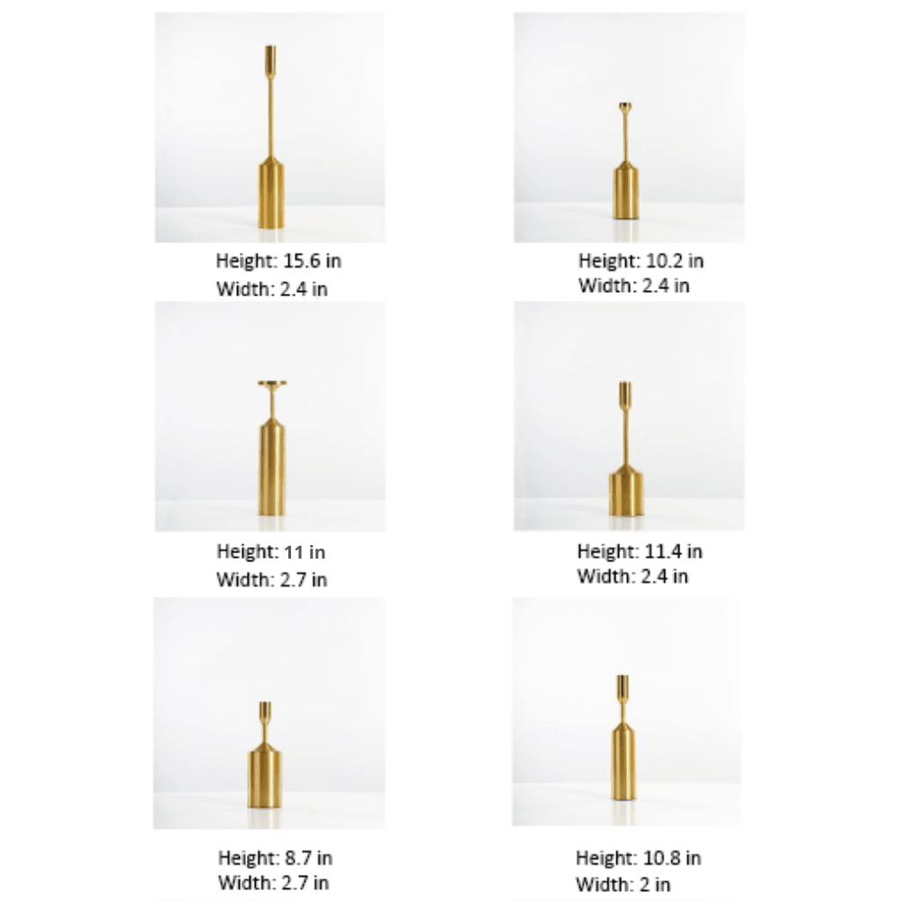Gold Candle Stands