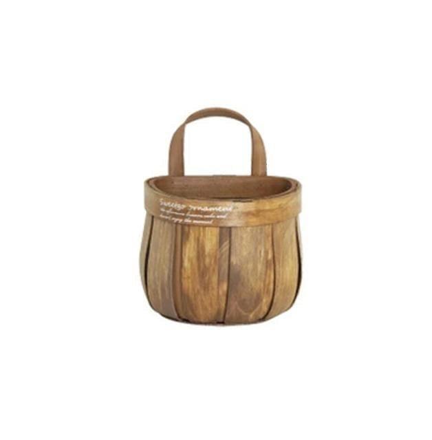 Parisian Wood Planter Storage Bin