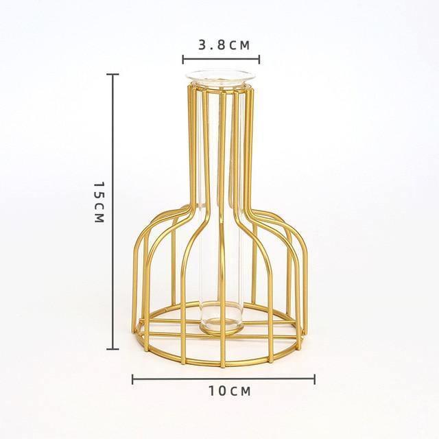 Vase with Test Tube and Iron Stand