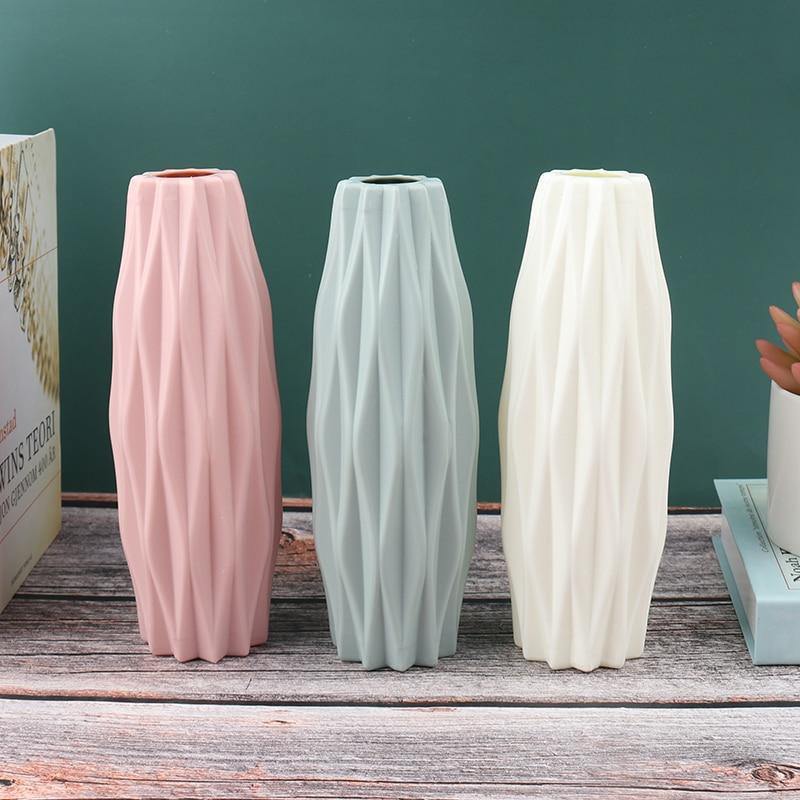Angular Slim Floral Vase