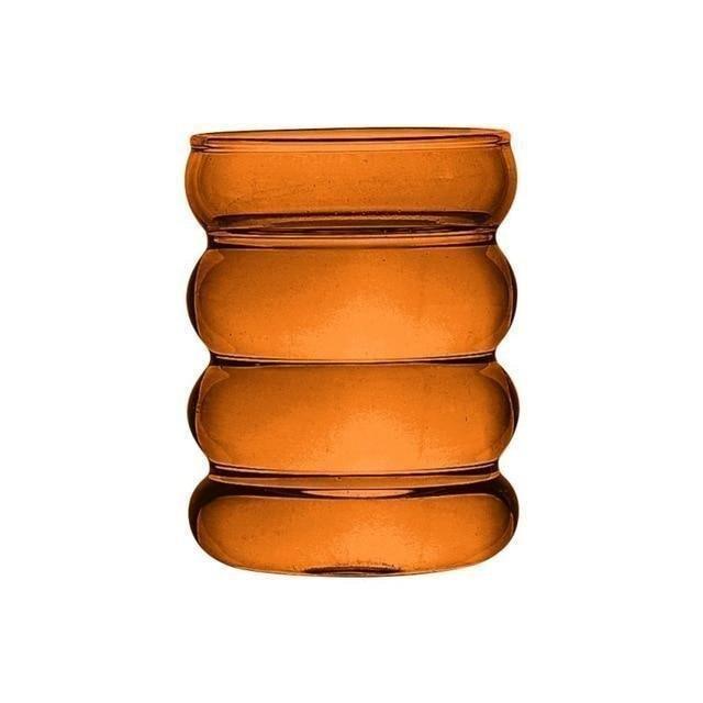 Vibrant Bubble Glass Beverage Cups