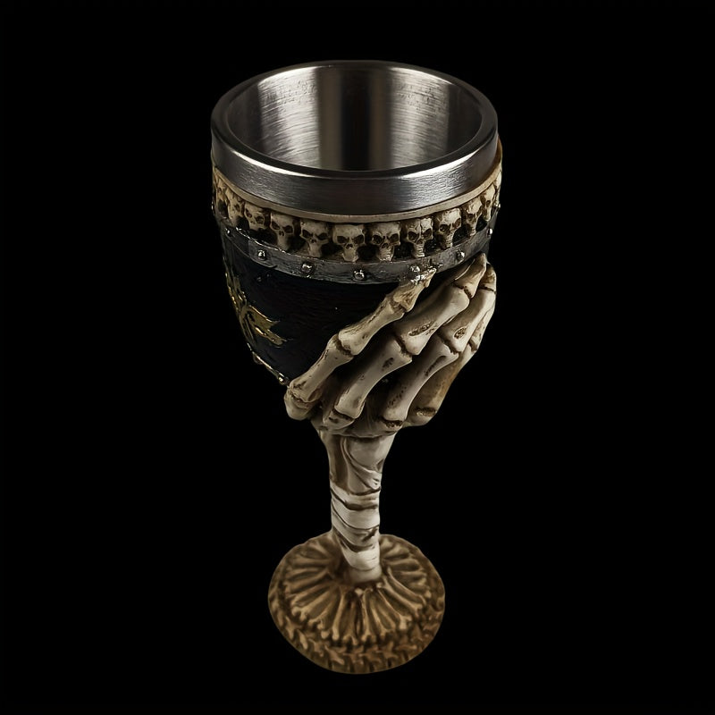 SkullSip™ - Gothic Skeleton Goblet