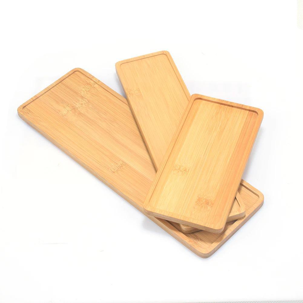 Bamboo Planter Saucer Trays