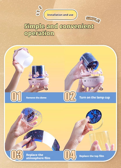 DreamTwirl™ - Projector Night Light