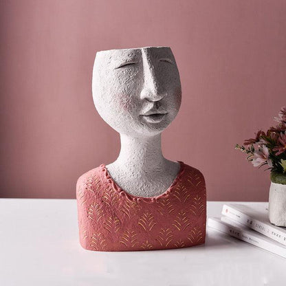 Persona Caricature Sculpture Pot