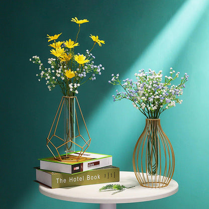 LumeGrid™ - Geometric Flower Vase