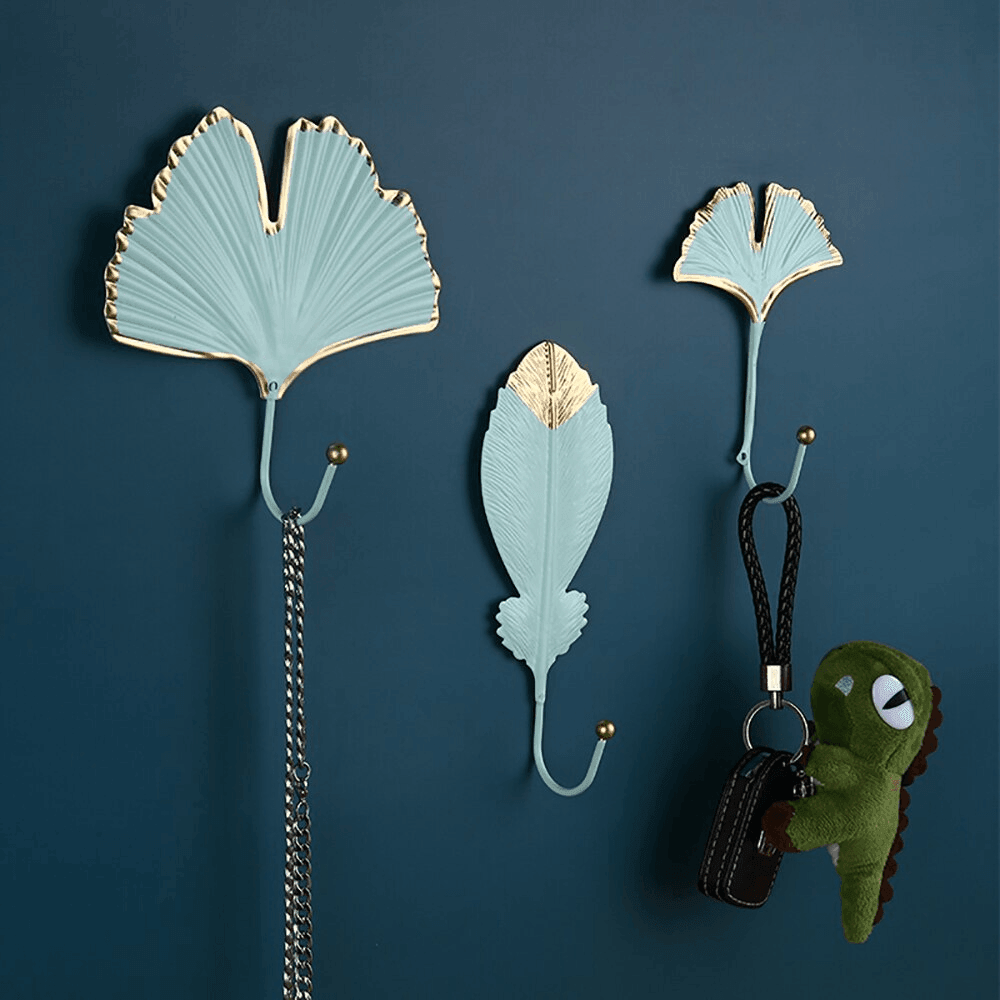 Nature's Foliage Metal Wall Hooks