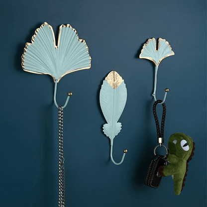 Nature's Foliage Metal Wall Hooks