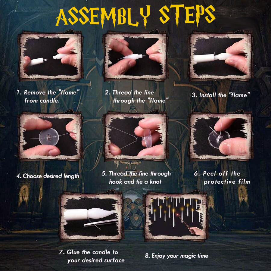 Wizard’s Flame™ - Floating Candles with Magic Wand