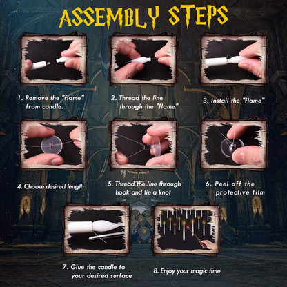 Wizard’s Flame™ - Floating Candles with Magic Wand