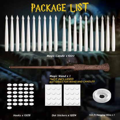 Wizard’s Flame™ - Floating Candles with Magic Wand