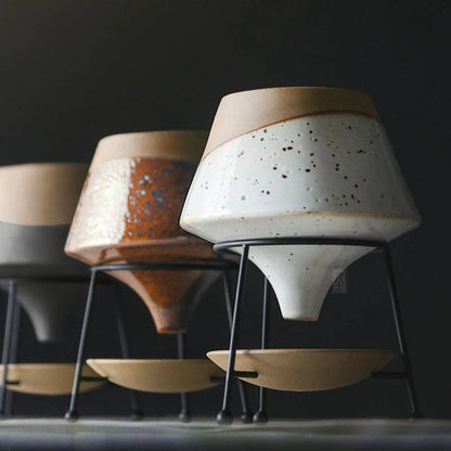 Clay Cascade Planter Set