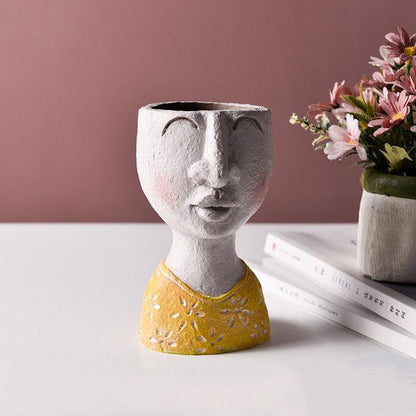 Persona Caricature Sculpture Pot