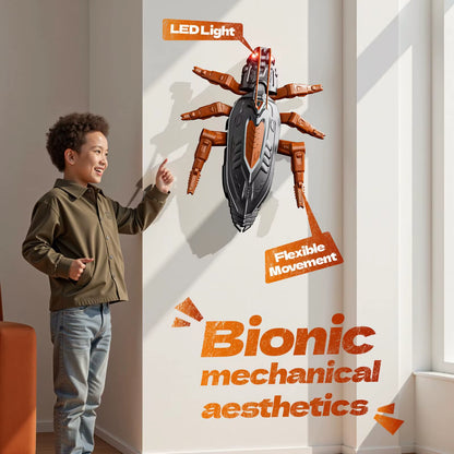 Smart Remote Control Crawling Gecko - Charge & Play Mechanical Lizard Toy