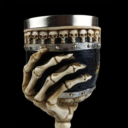 SkullSip™ - Gothic Skeleton Goblet