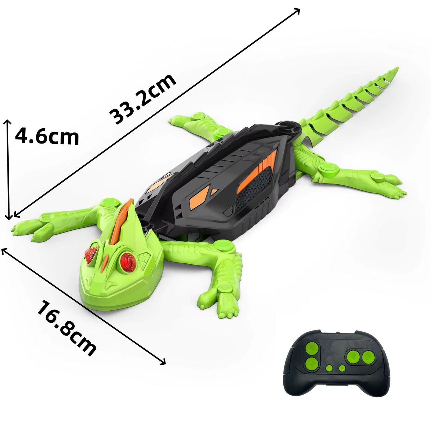 Smart Remote Control Crawling Gecko - Charge & Play Mechanical Lizard Toy
