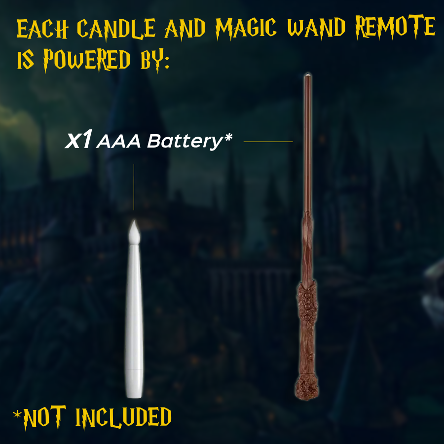 Wizard’s Flame™ - Floating Candles with Magic Wand