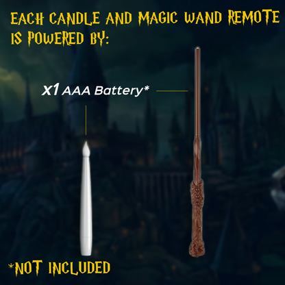 Wizard’s Flame™ - Floating Candles with Magic Wand