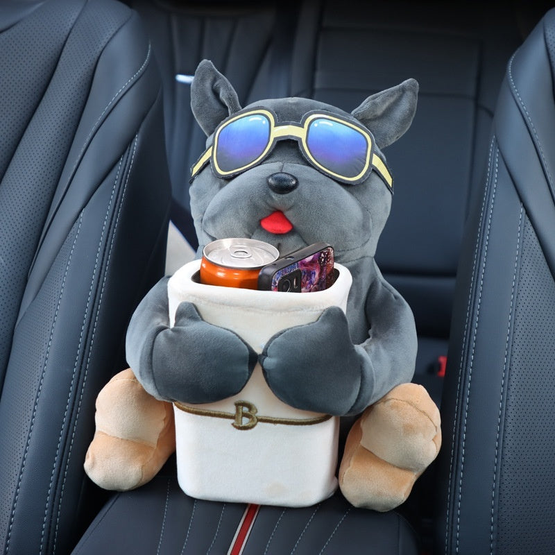 Woof™ - 3 in 1 Car Tissue, Trash and Storage Box