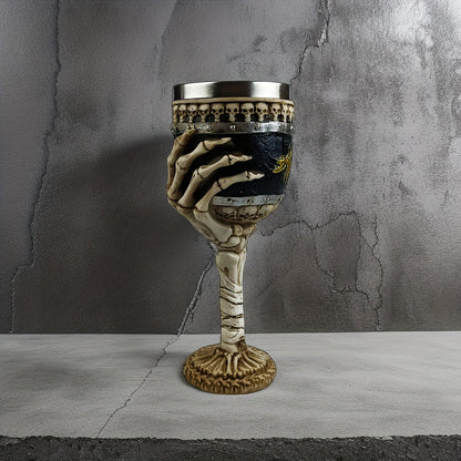 SkullSip™ - Gothic Skeleton Goblet