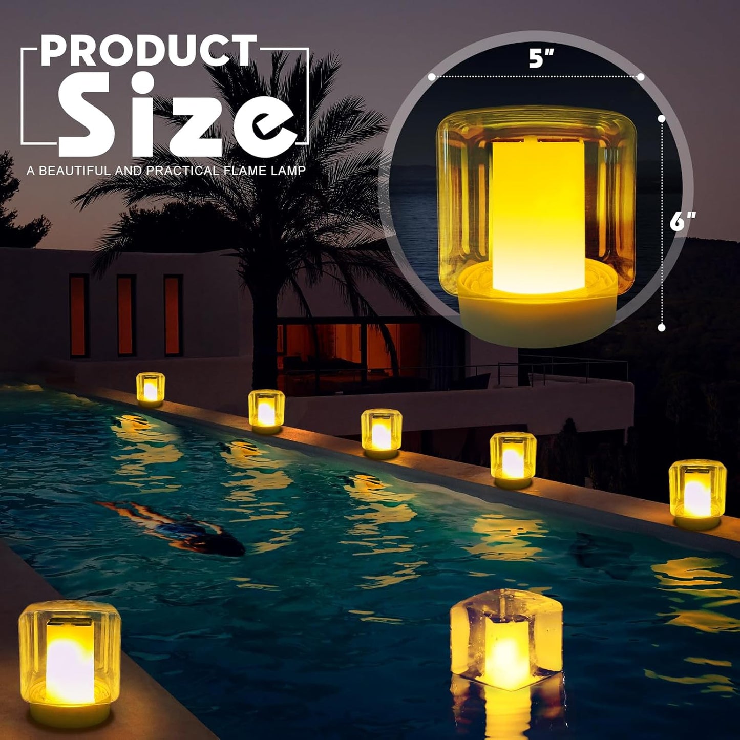 Soléa™ - Solar Pool Candles