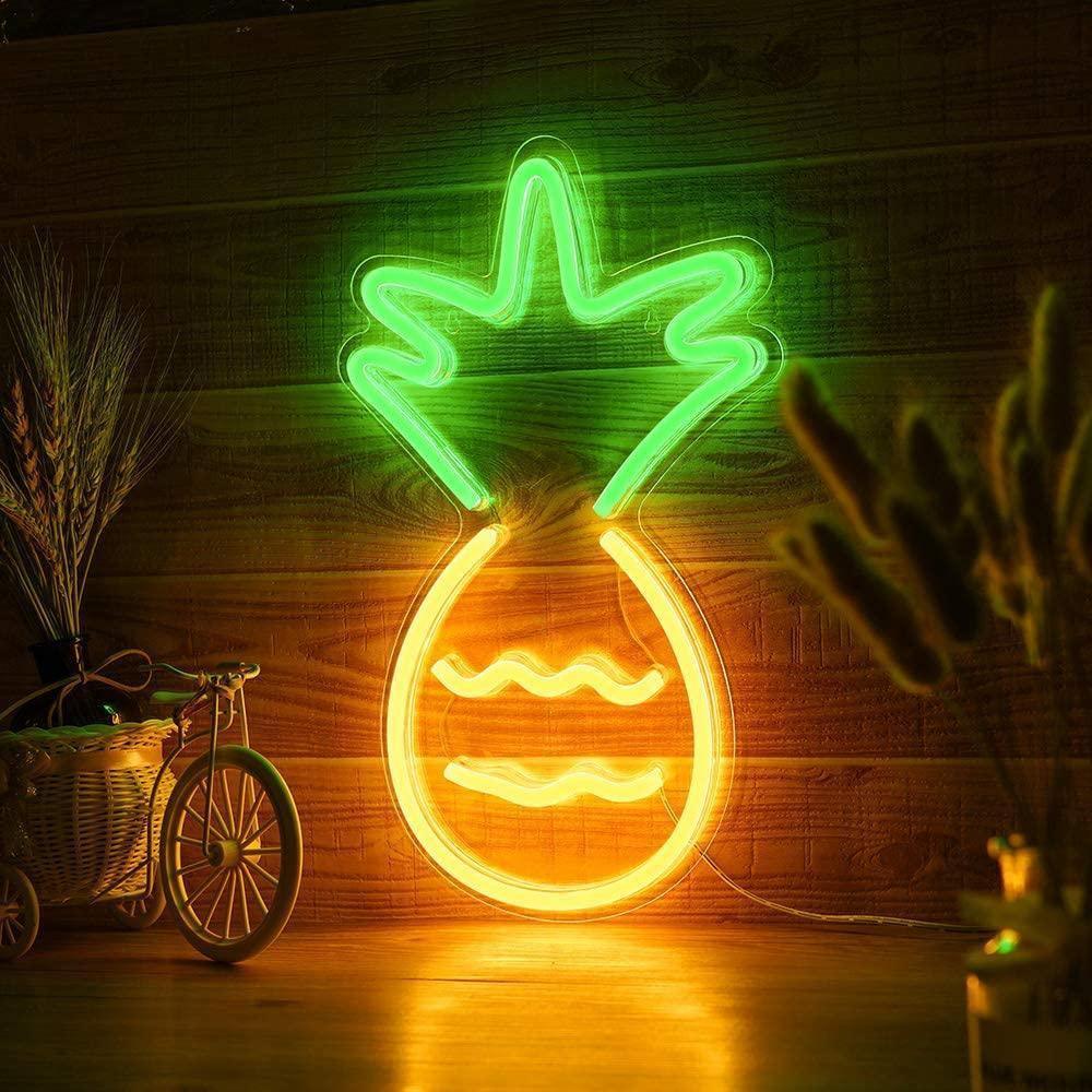 TropicalGlow™ Pineapple Décor