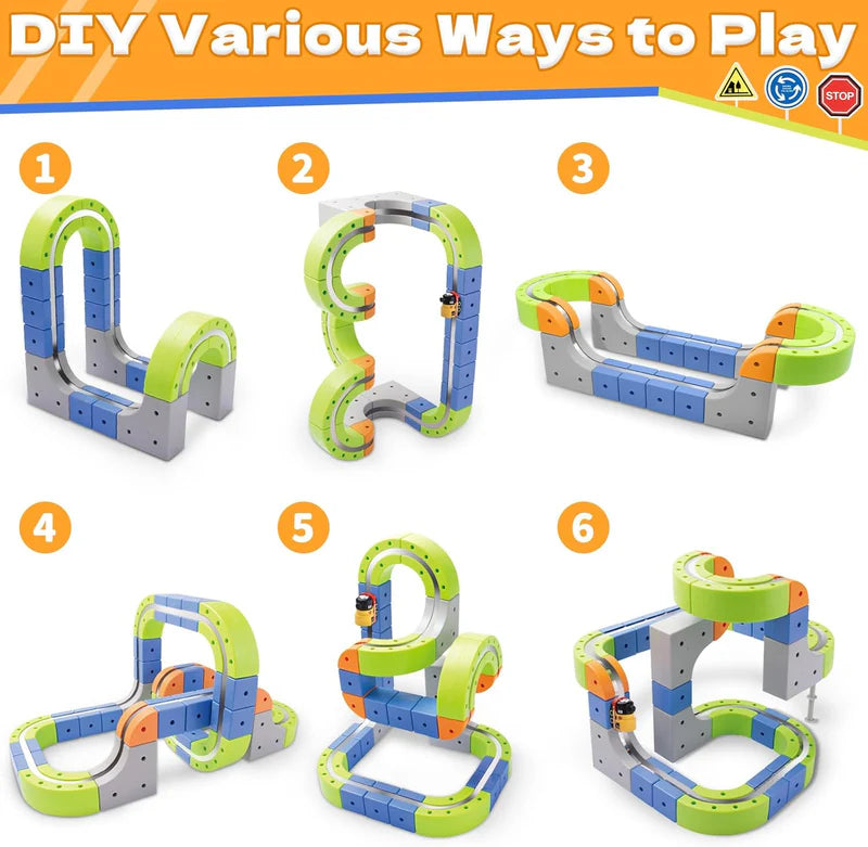 3D Магнитна Писта с Електрическо Влакче