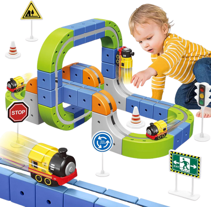 3D Магнитна Писта с Електрическо Влакче