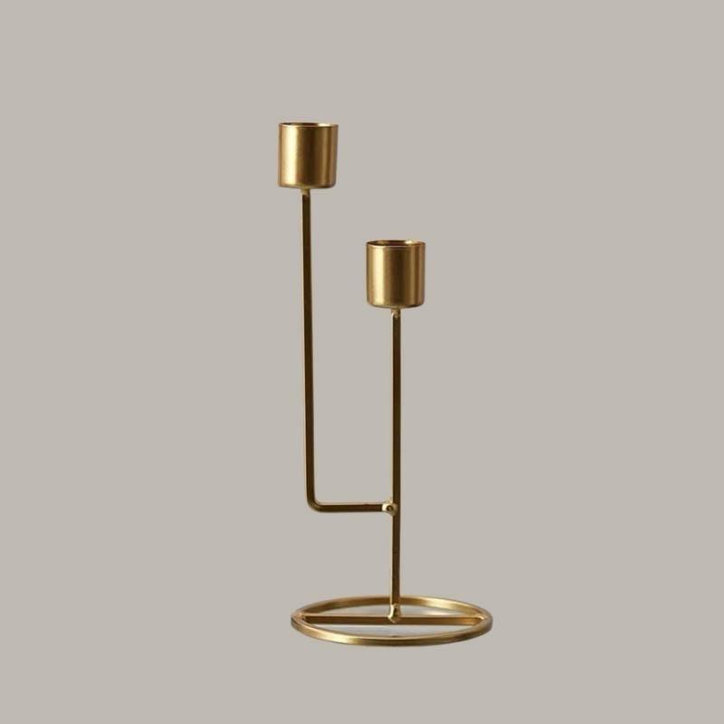 Mondrian Metal Taper Candle Holders and Candelabras