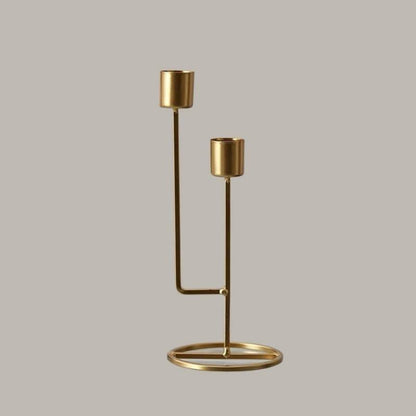 Mondrian Metal Taper Candle Holders and Candelabras