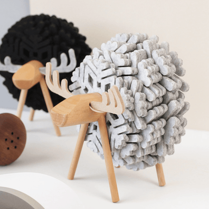 Alma Elk 12-Piece Coaster Set