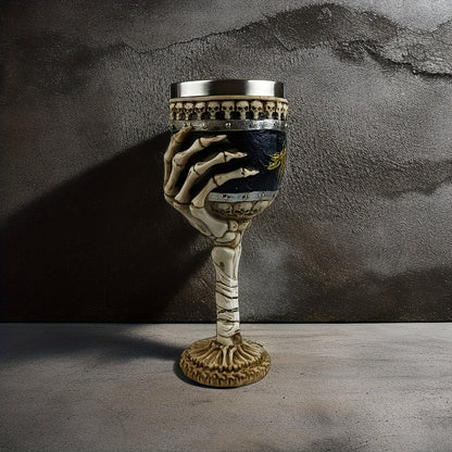 SkullSip™ - Gothic Skeleton Goblet