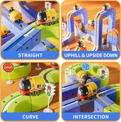 3D Магнитна Писта с Електрическо Влакче