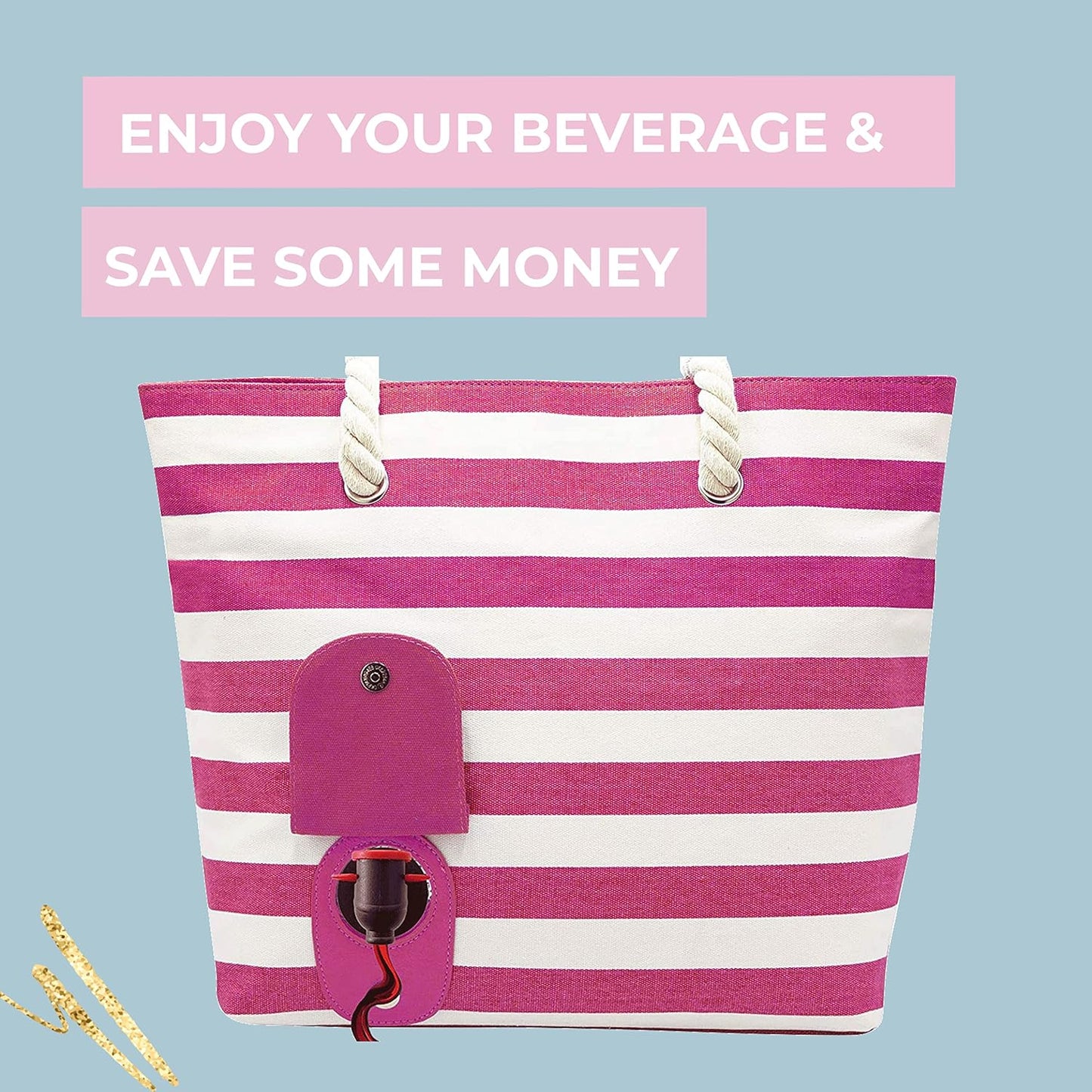 ToteVino™ - Insulated Wine Tote Bag