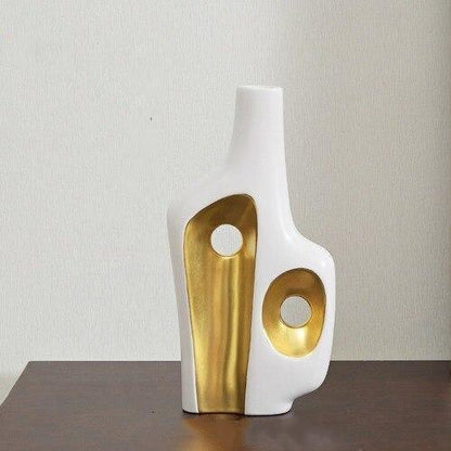 Egon Gold Abstract Vases