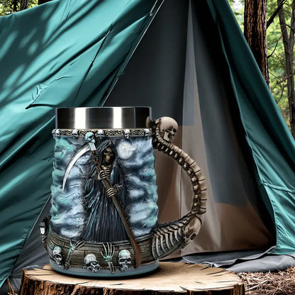 The AfterSip™ - Skull Mug