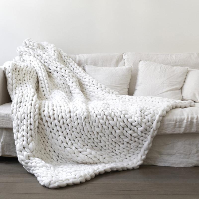 CozyCloud Knit Throw