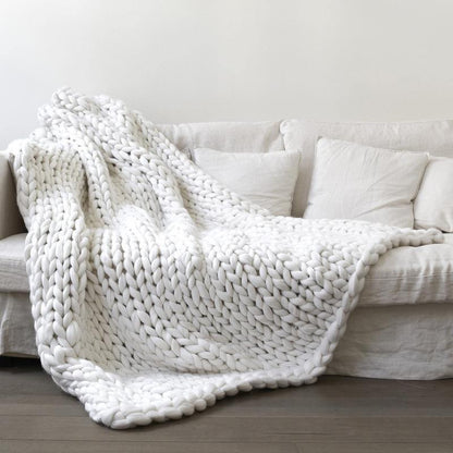 CozyCloud Knit Throw