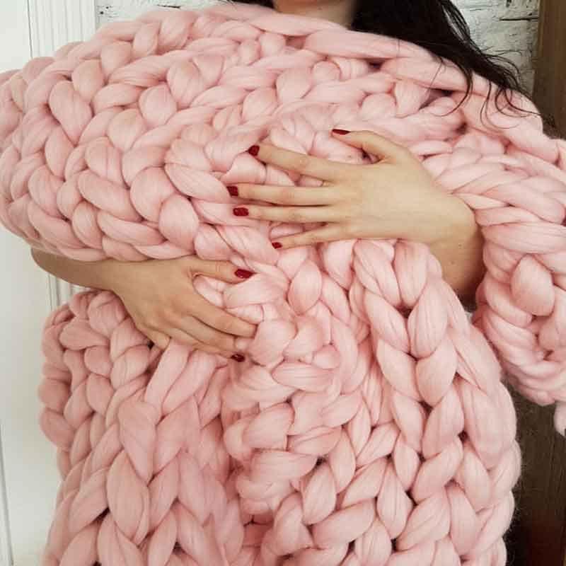 CozyCloud Knit Throw