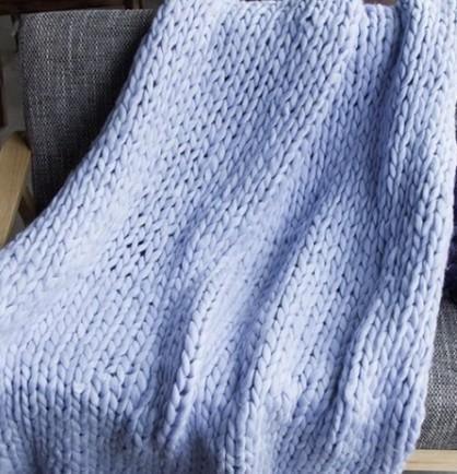 CozyCloud Knit Throw