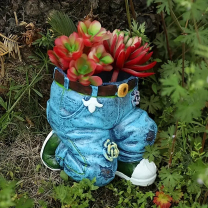 Retro Denim - Garden Planter