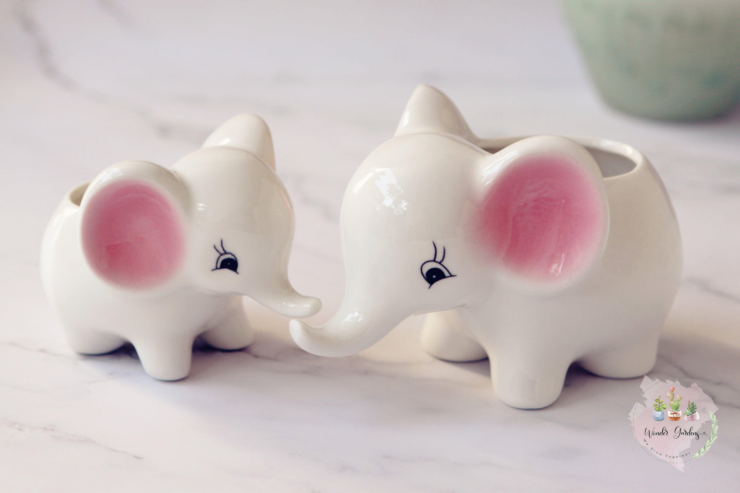 Ceramic Elephant Plant Pot