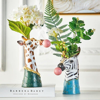 Wild Bubblegum Creature Vase