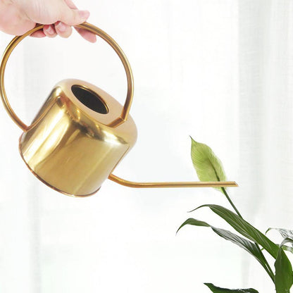 Golden Bloom Watering Can