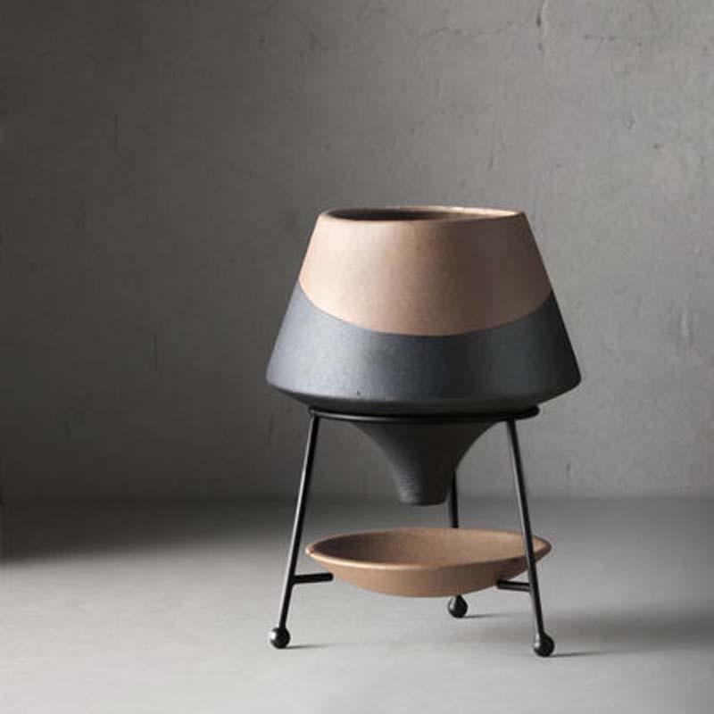 Clay Cascade Planter Set