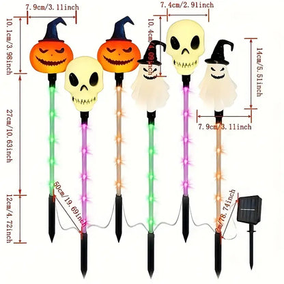 HauntLites™ - Set of 6 Solar Light Stakes