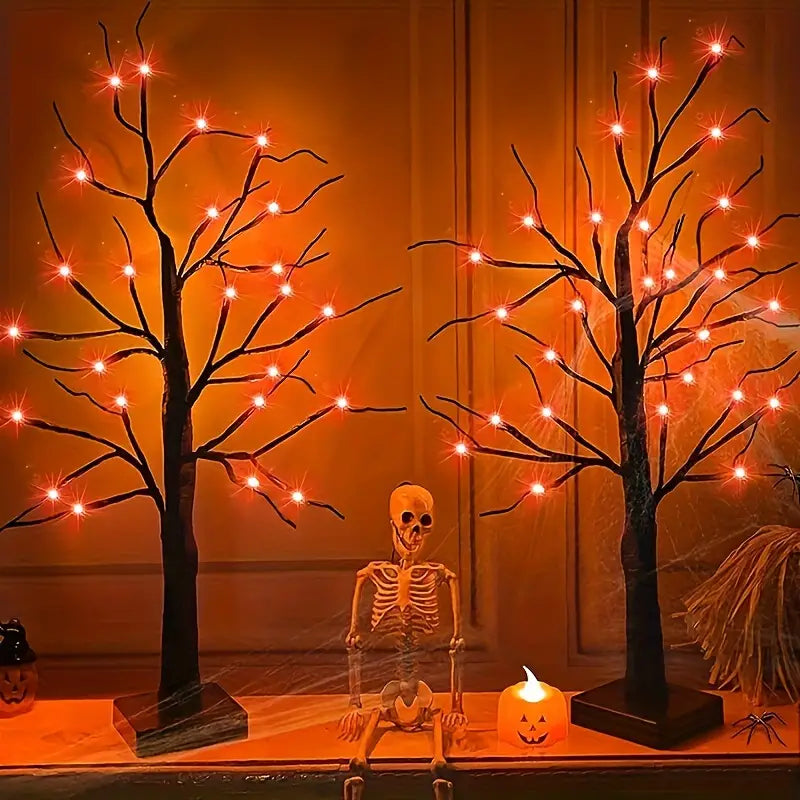 Spooky GlowTree™ - Halloween LED Birch Tree