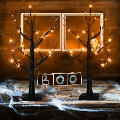 Spooky GlowTree™ - Halloween LED Birch Tree